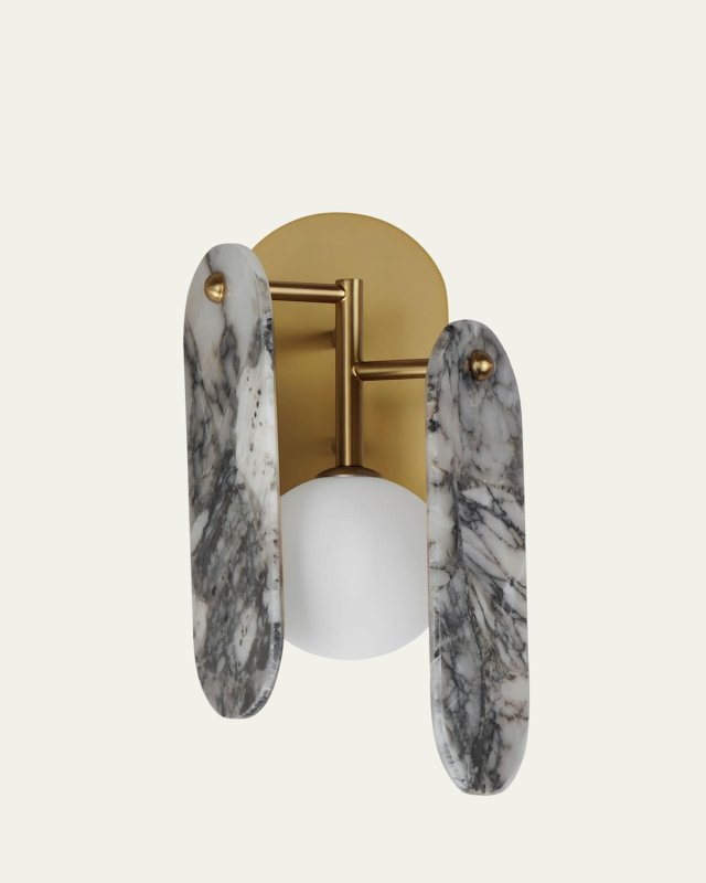 Megalith Stone Striae Arya Wall Sconce